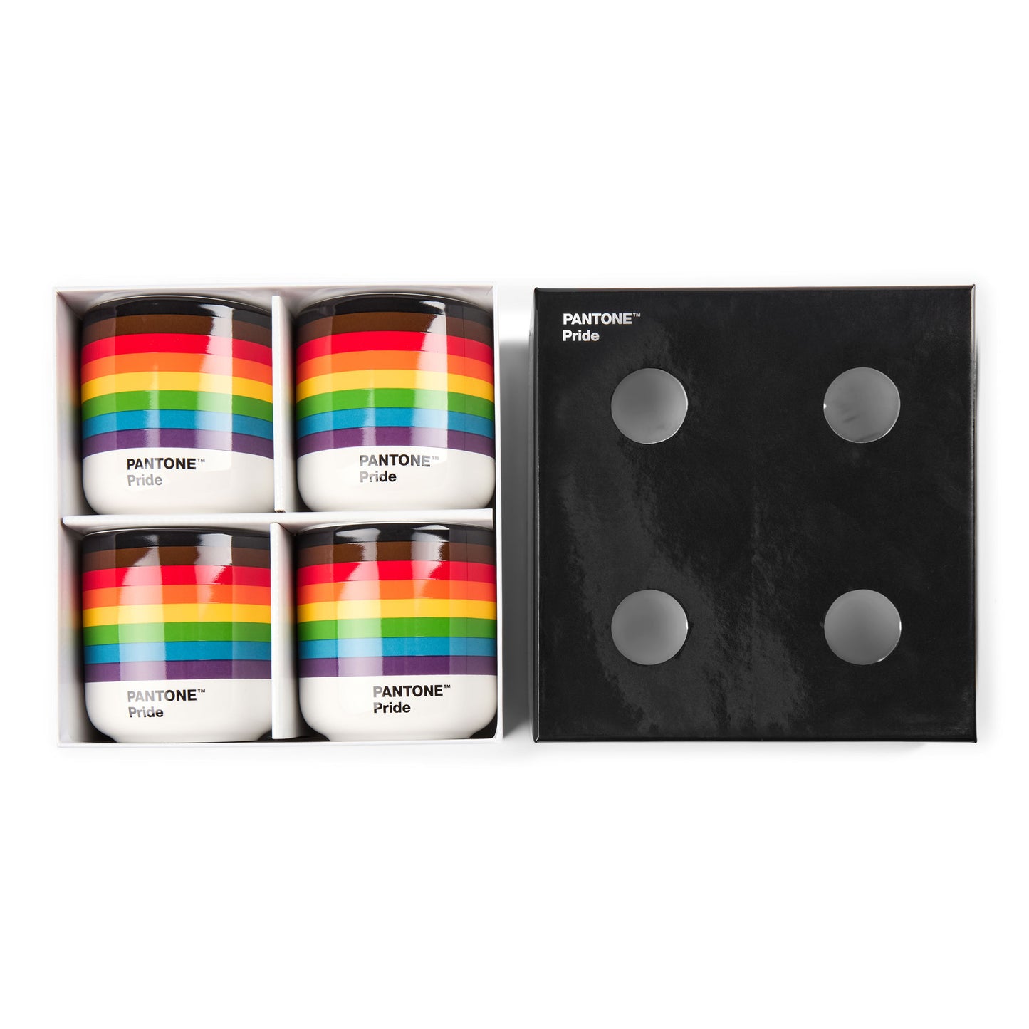 PANTONE Pride Cortado Cup Gift Box (Set Of 4 Cups) - Chrysler Museum Shop