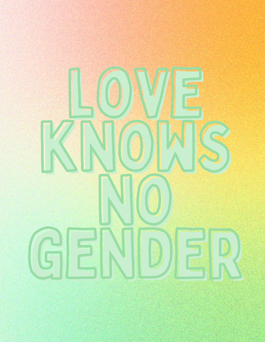 Love Knows No Gender Note Card - Chrysler Museum Shop