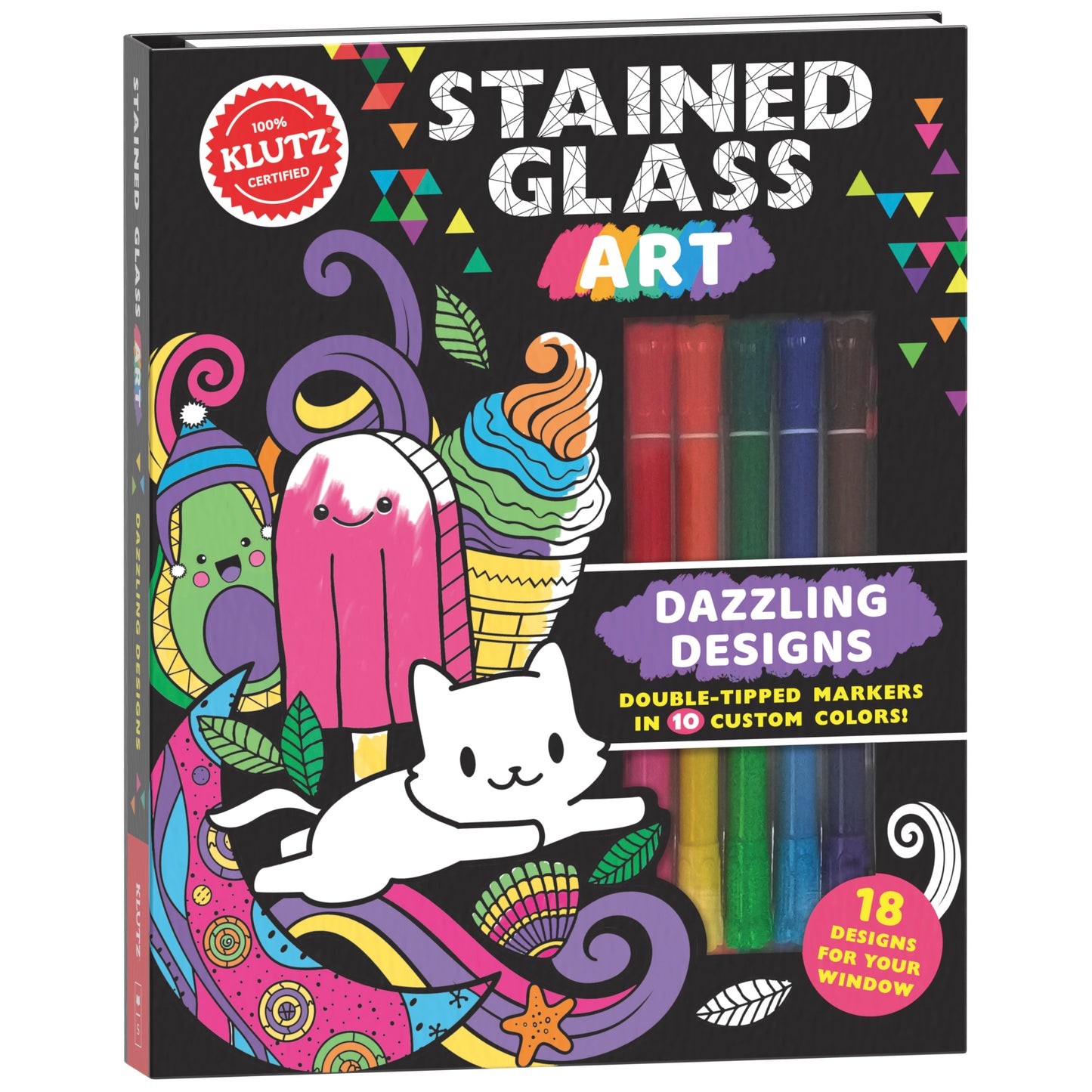 Stained Glass Art Dazzling Designs Set