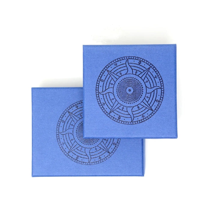 Blue Morpho Butterfly Embroidered Brooch