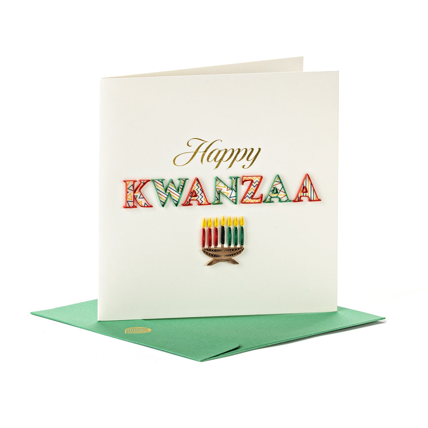 Quilled "Happy Kwanzaa" Greeting Card - Chrysler Museum Shop