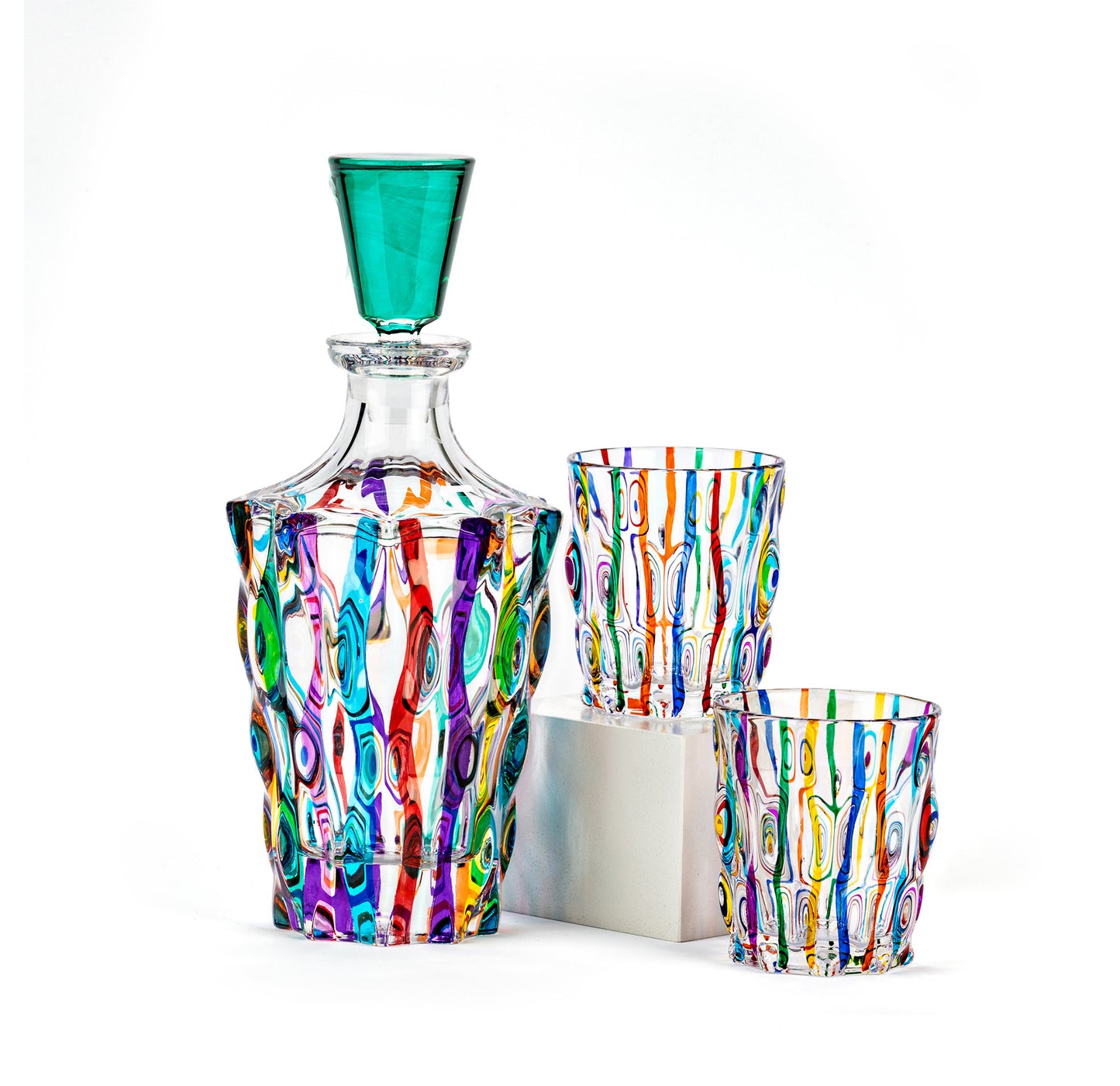 Ribbon Samba Crystal Decanter - Chrysler Museum Shop