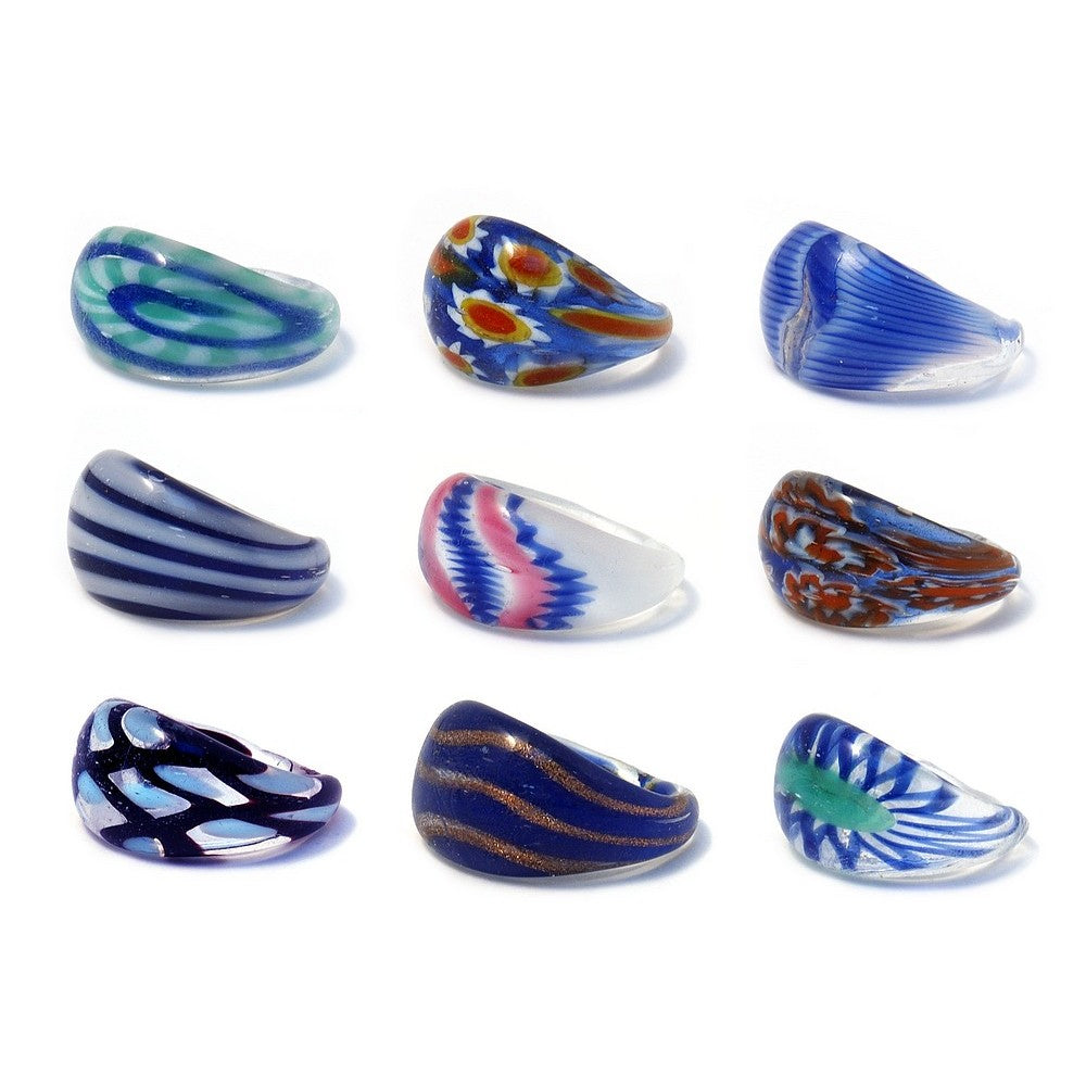 Glass Rings (Blue) - Chrysler Museum Shop