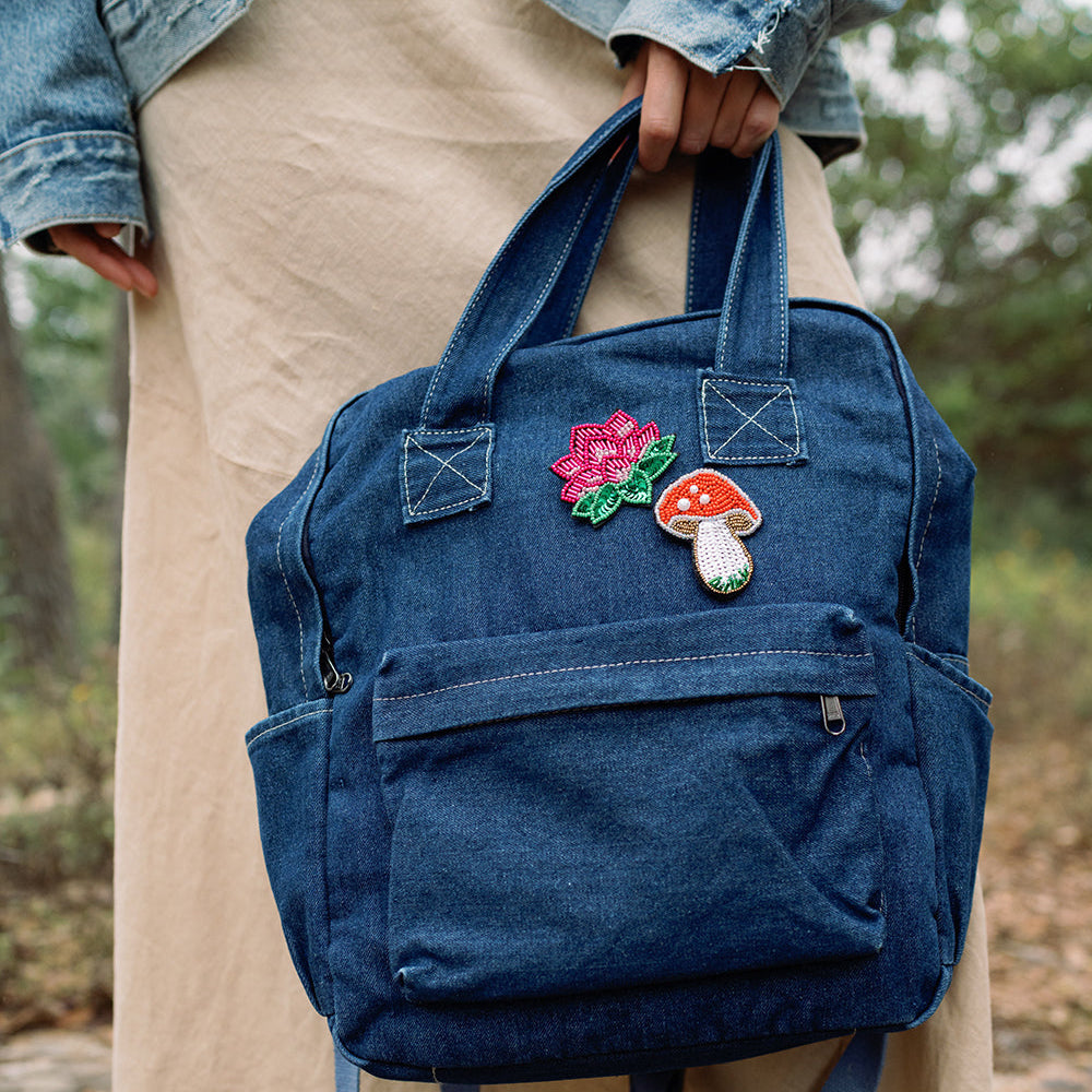 Beaded Bala Mani Lotus Brooch/Pin - Chrysler Museum Shop