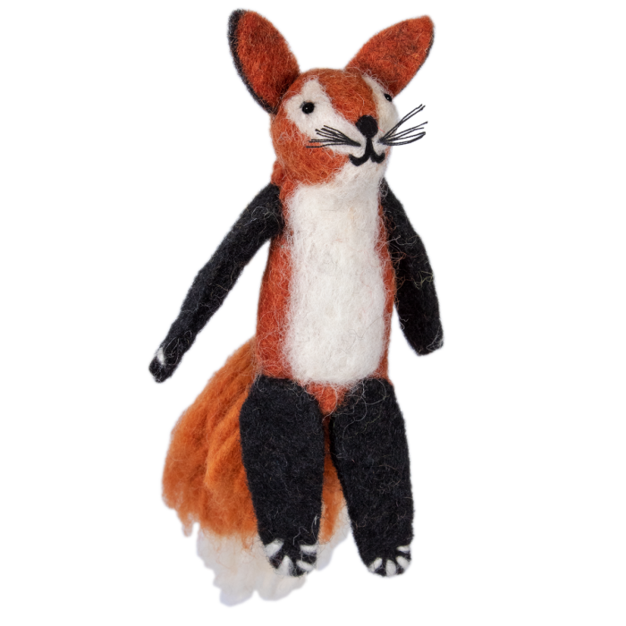 Wild Woolies Finger Puppet: Fox - Chrysler Museum Shop