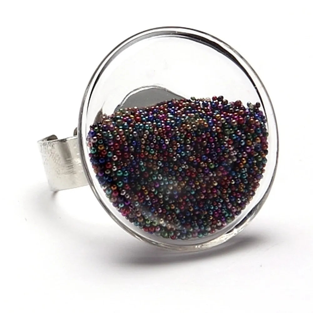 Adjustable Rainbow Stardust Ring - Chrysler Museum Shop