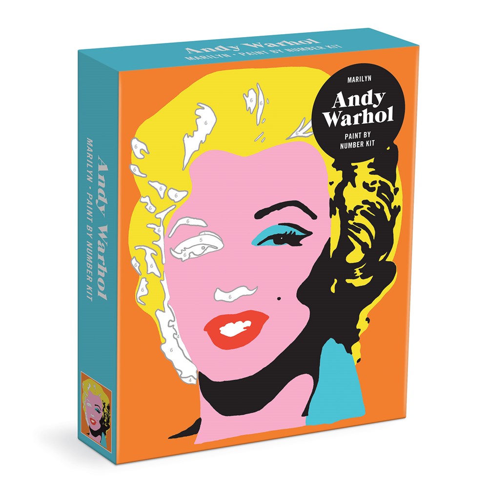 Andy Warhol Marilyn Paint-By-Numbers Kit - Chrysler Museum Shop
