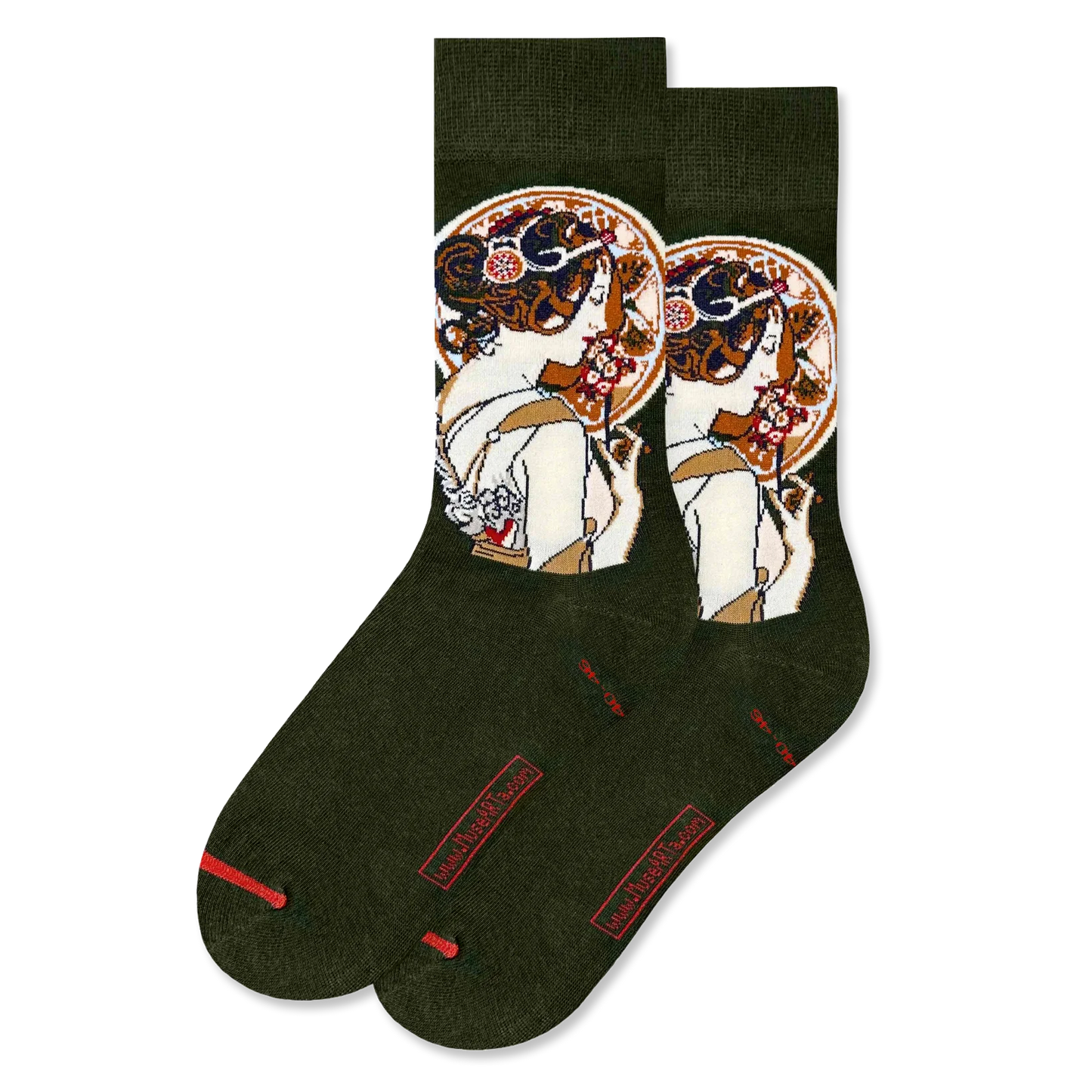 Mucha's Primrose Socks - Chrysler Museum Shop