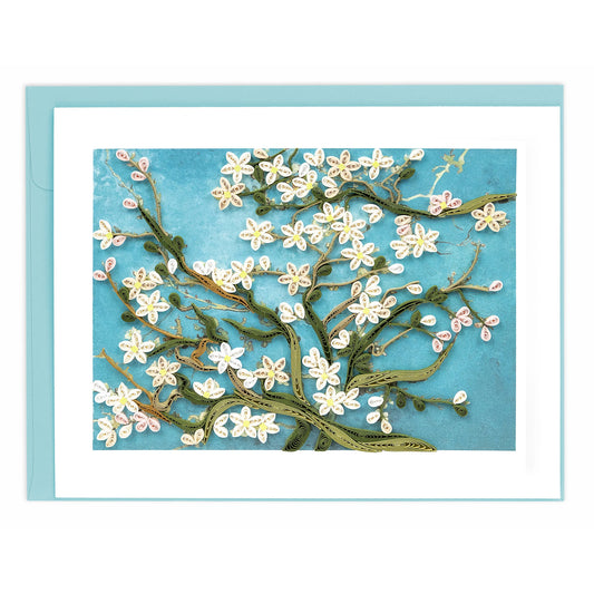 Artist Series Quilling Card: "Almond Blossom" by Vincent van Gogh