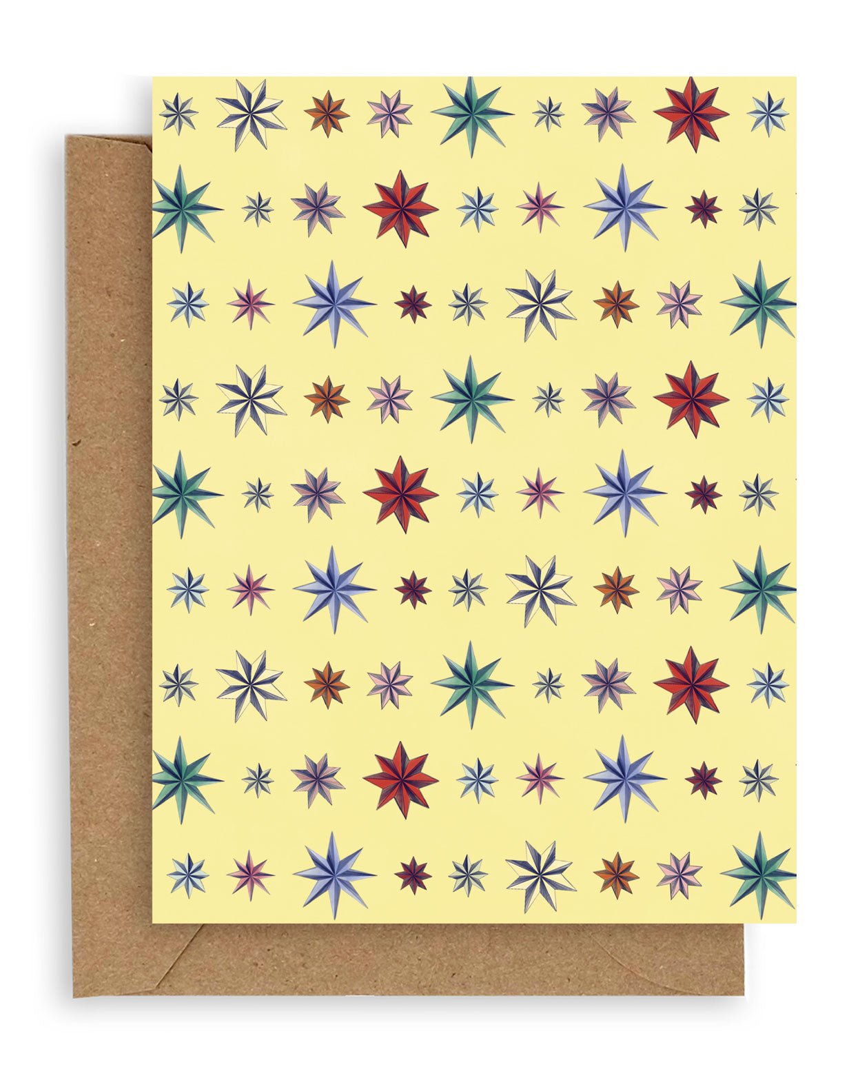 Star Gems Blank Note Card