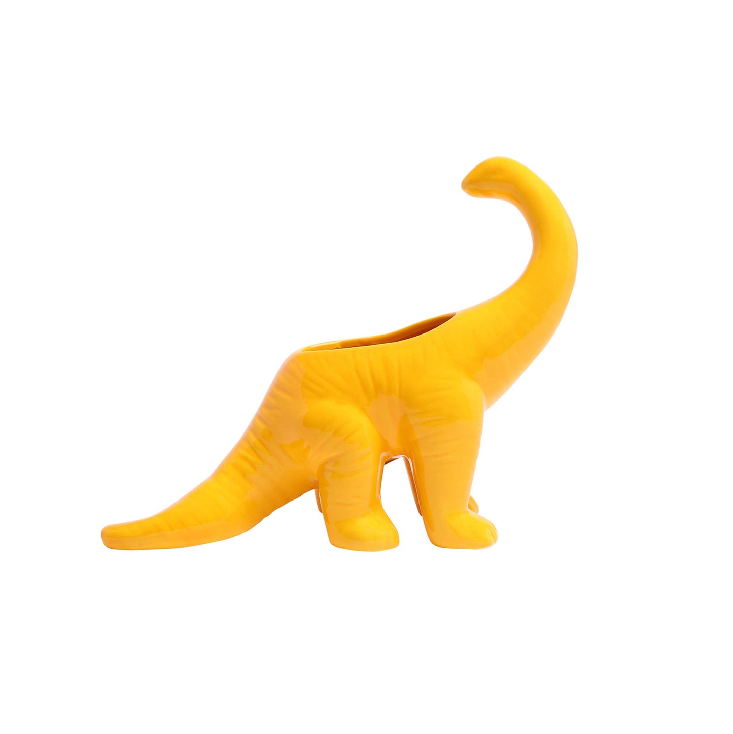 Brontosaurus Planter: Lemon Chrome - Chrysler Museum Shop