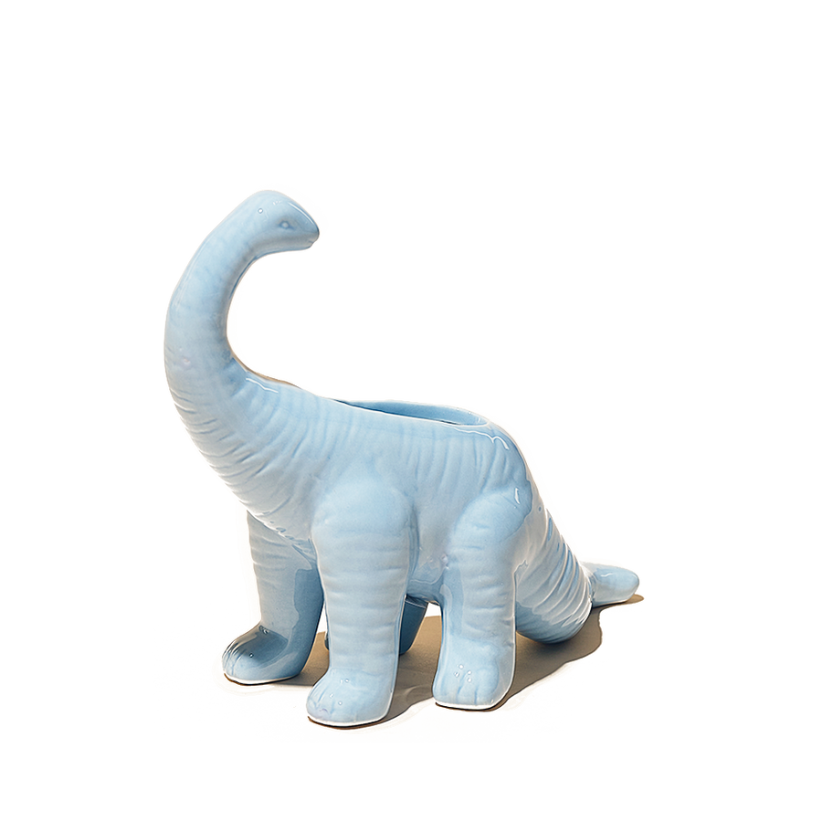 Brontosaurus Planter: Periwinkle - Chrysler Museum Shop