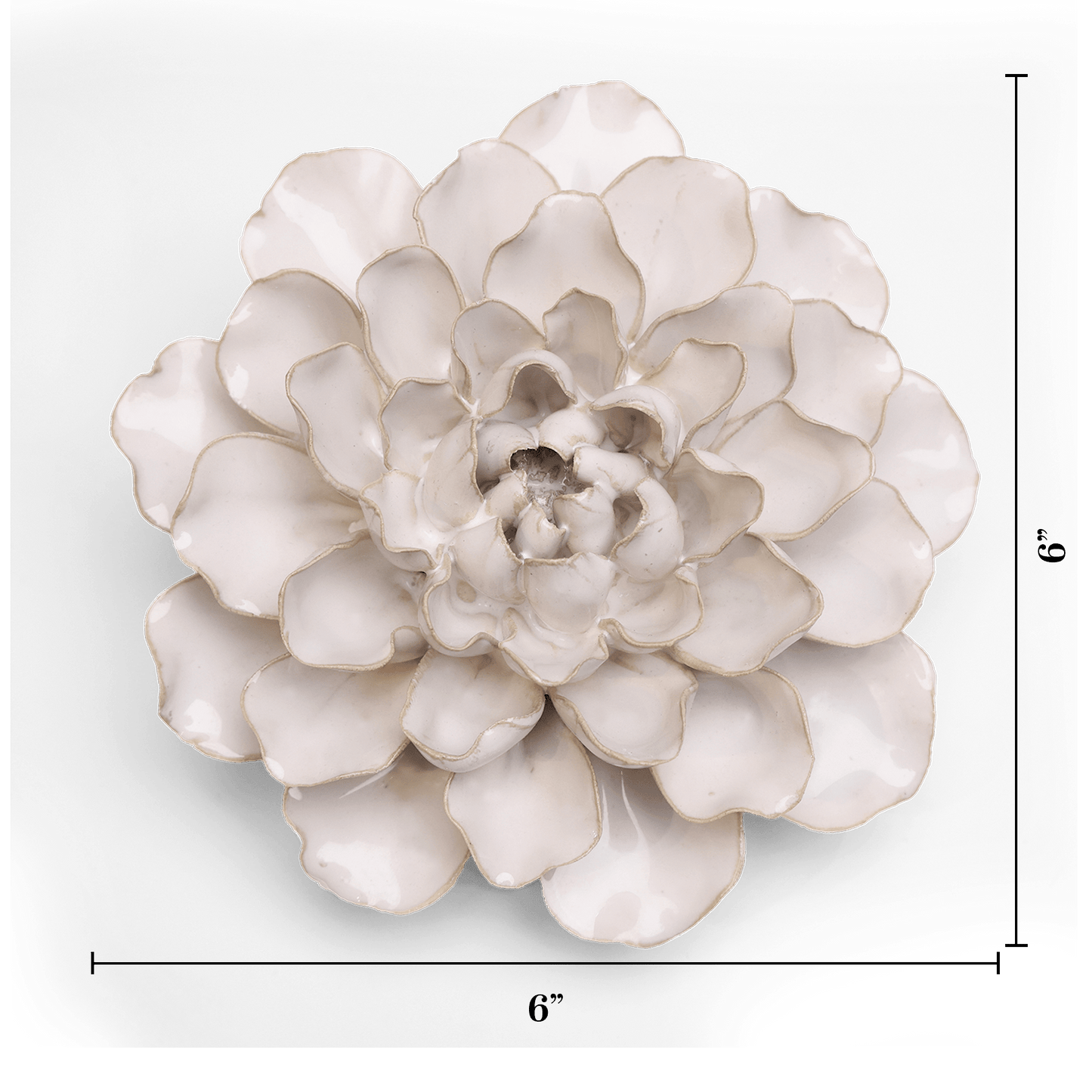 Ceramic Wallflower White Water Lily (Size) - Chrysler Museum Shop