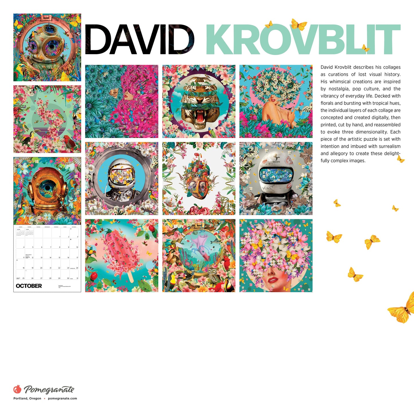 David Krovblit 2026 Wall Calendar