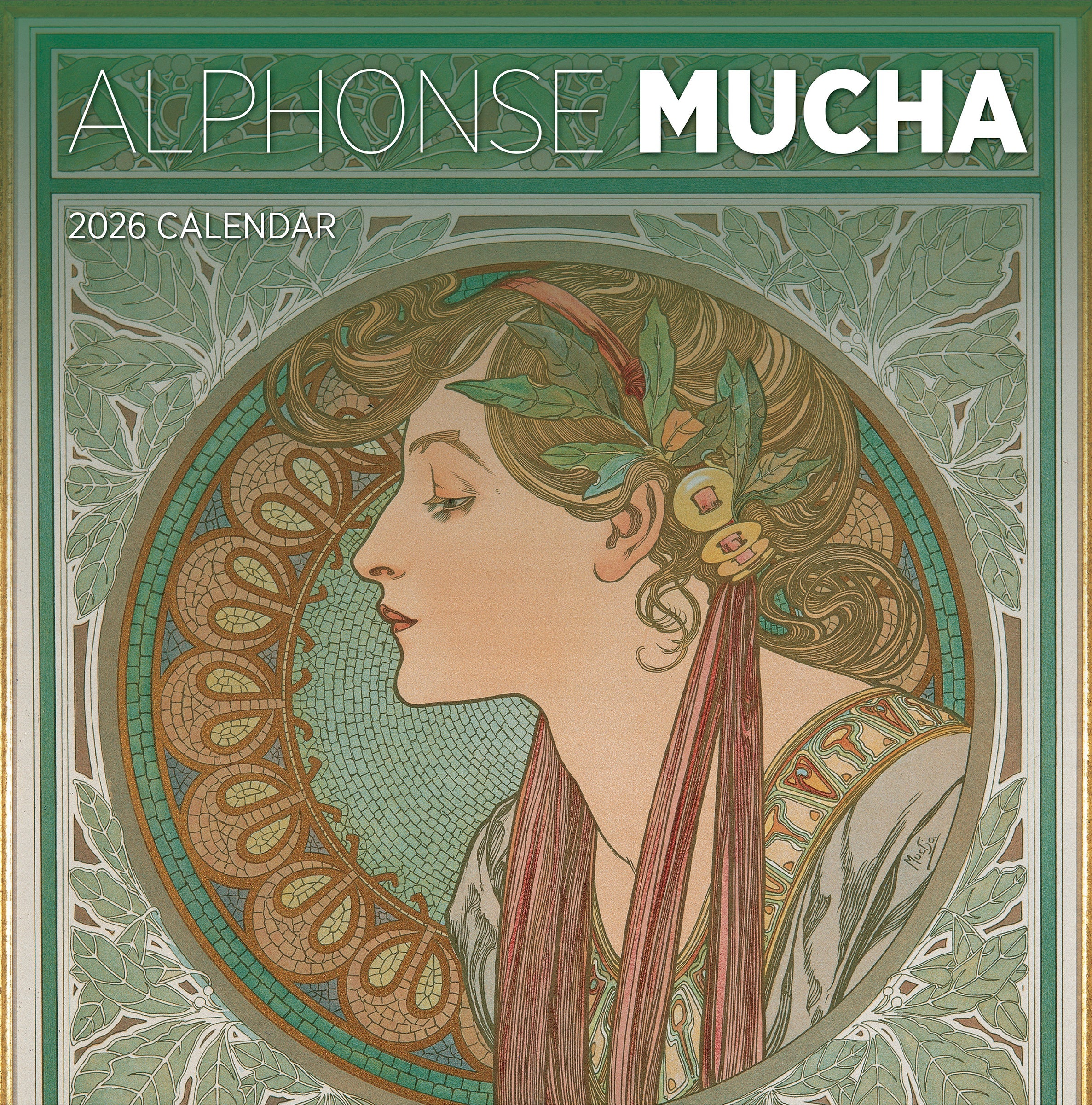 Alphonse Mucha 2026 Wall Calendar Chrysler Museum of Art