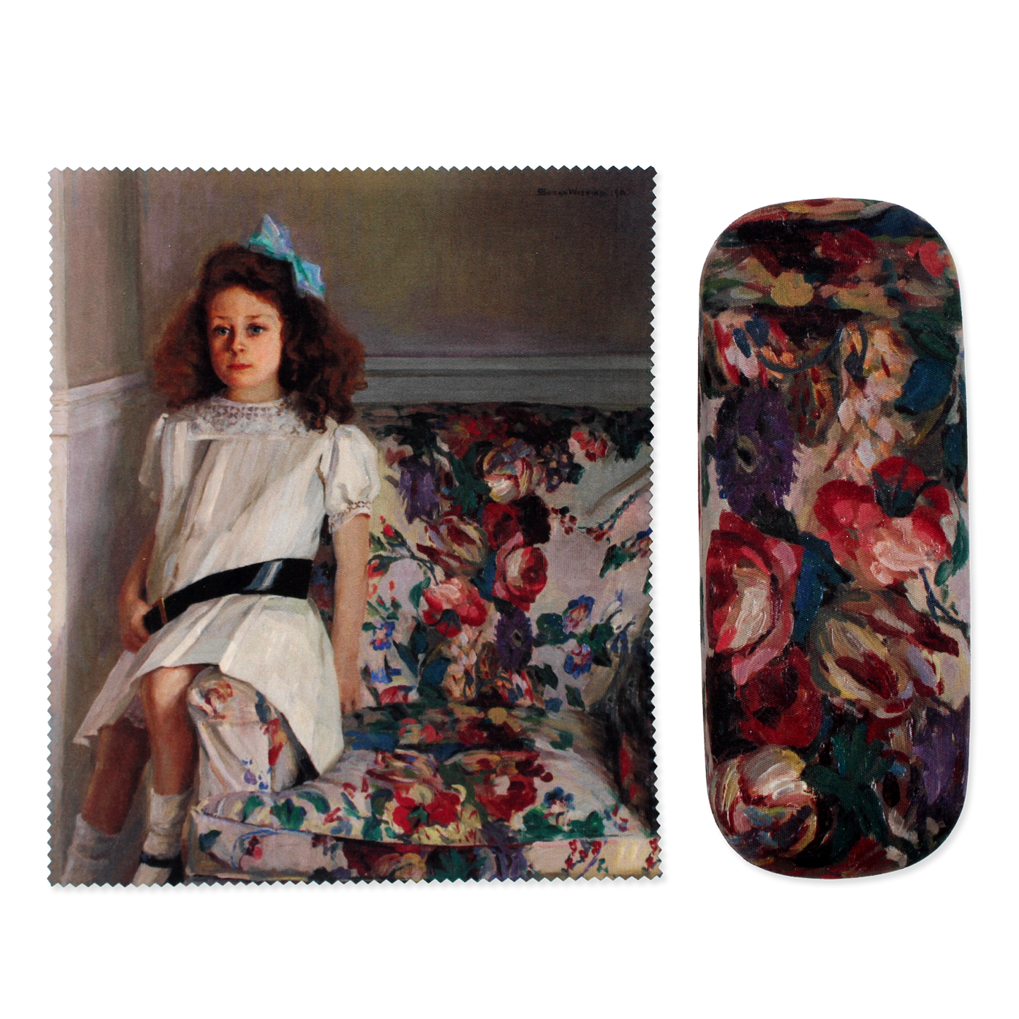 Eyeglass Case + Microfiber Cloth: Susan Watkins' "A Young Girl" - Chrysler Museum Shop