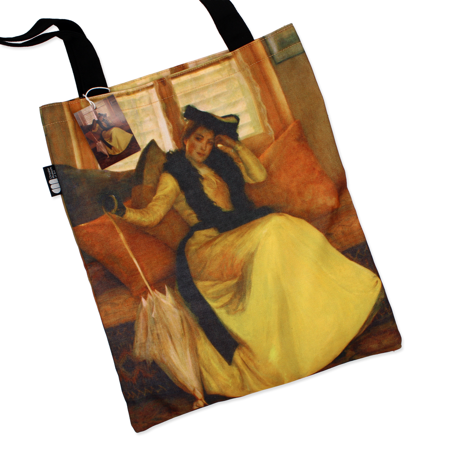 Susan Watkins "Lady In Yellow" Canvas Tote - Chrysler Museum Shop