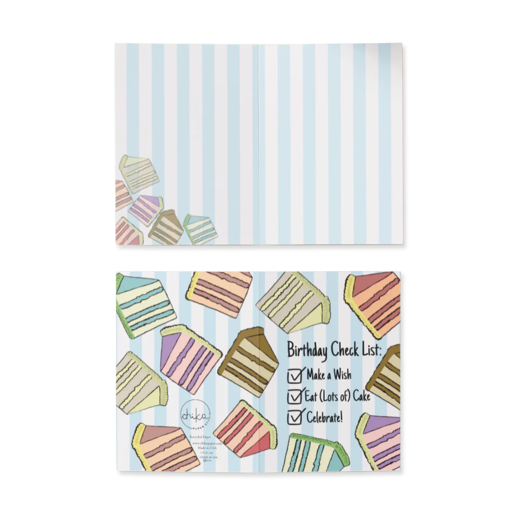 Birthday Checklist Greeting Card