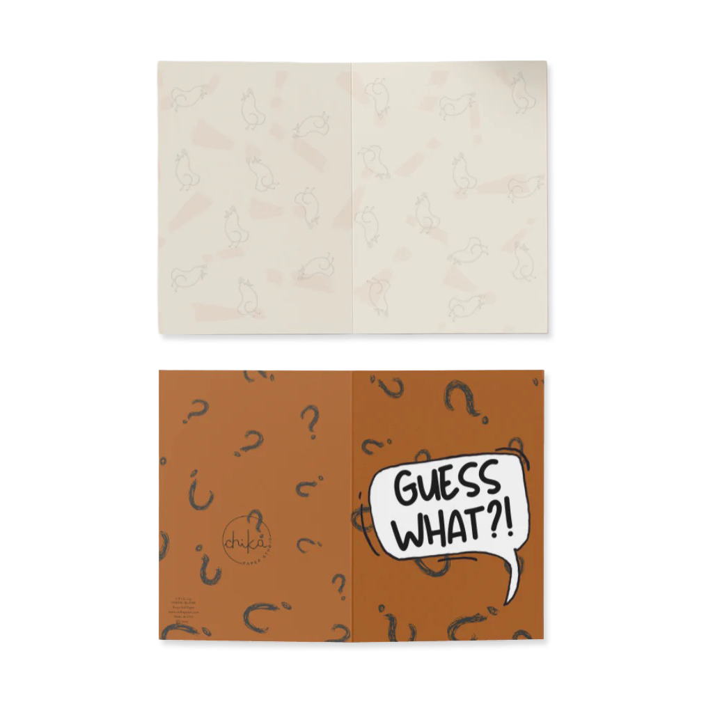 Guess What? Chicken Butt Greeting Card