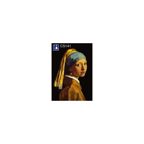 Lenticular Postcard: Vermeer (Girl With A Pearl Earring)