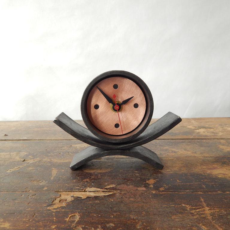 Hand forged Iron Desk Clock - Chrysler Museum Shop