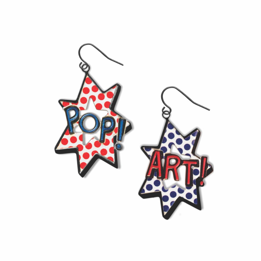 Pop Art Earrings - Chrysler Museum Shop