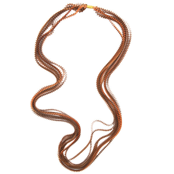 Essilp Necklace: Brown & Copper - Chrysler Museum Shop