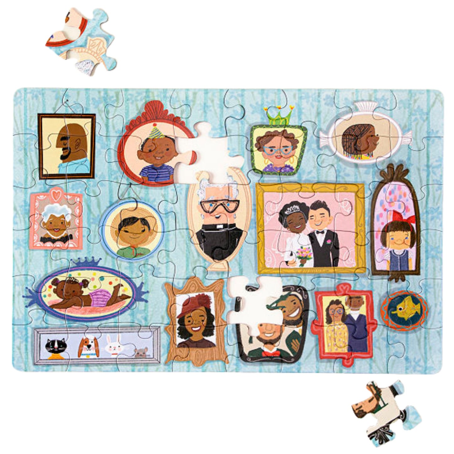 Portrait of a Modern Family 48-piece Jumbo Puzzle - Chrysler Museum Shop