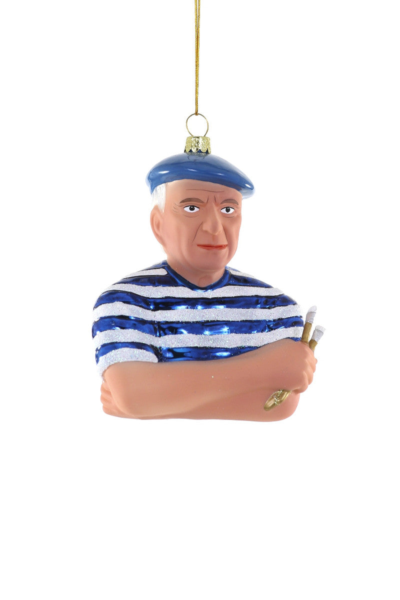 Blown Glass Ornament: Pablo Picasso - Chrysler Museum Shop