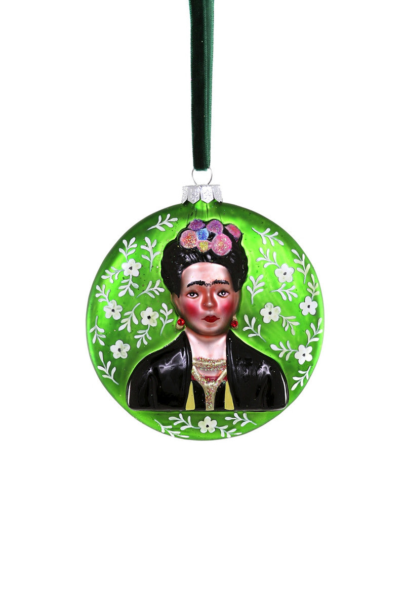 Blown Glass Ornament: Floral Frida - Chrysler Museum Shop