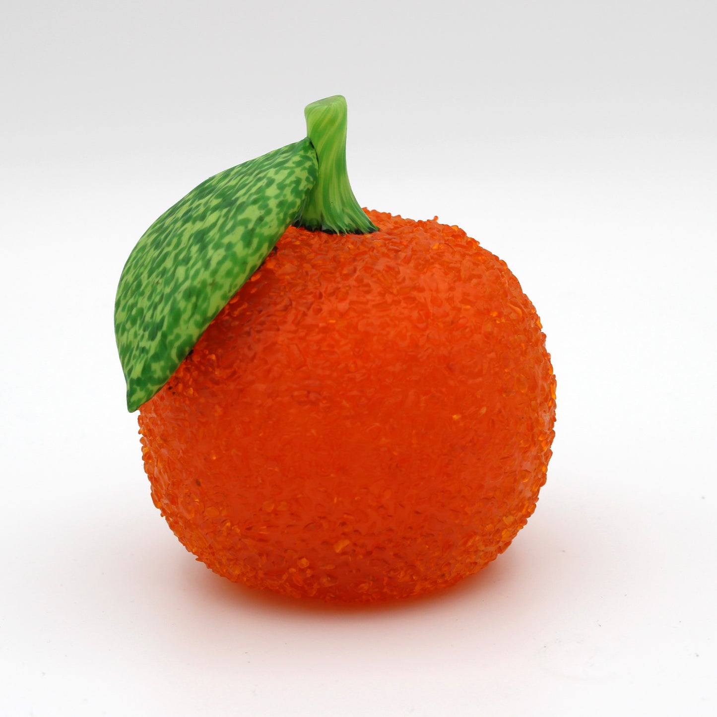 Glass Fruit Paperweight: Orange - Chrysler Museum Shop