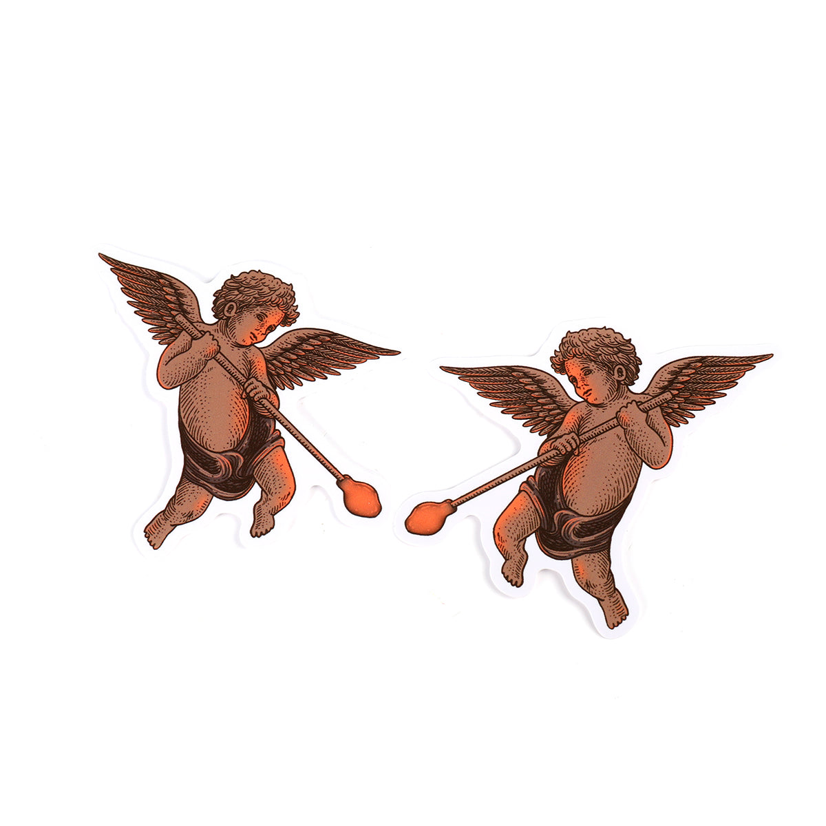 Glassblowing Putti Vinyl Stickers (Set of 2) - Chrysler Museum Shop