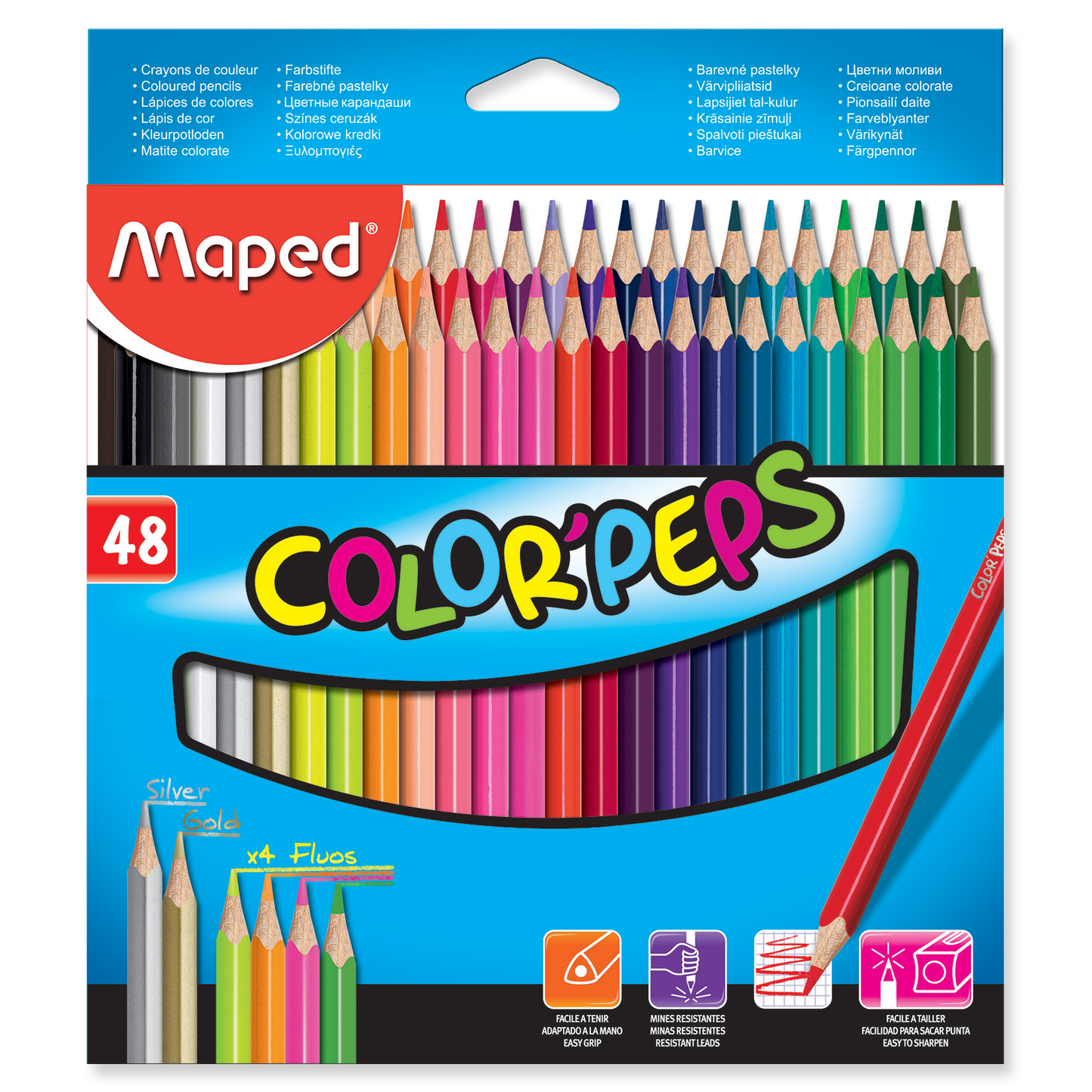 Color'Peps Colored Pencil Set/48