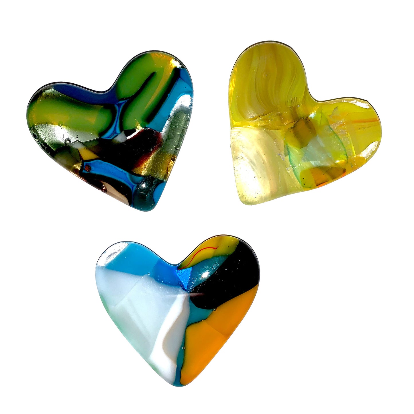 Fused Glass Heart - Chrysler Museum Shop