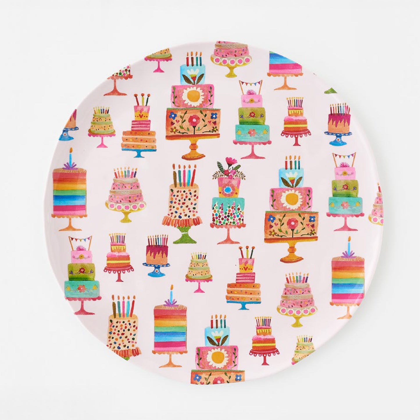 Colorful Cakes Celebration Platter, 14.5 inches - Chrysler Museum Shop