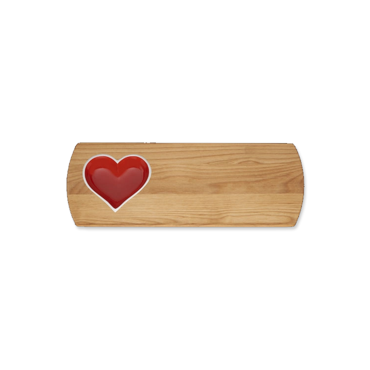 Wooden Serving Board for Happy Heart Dishes ON CLEARANCE