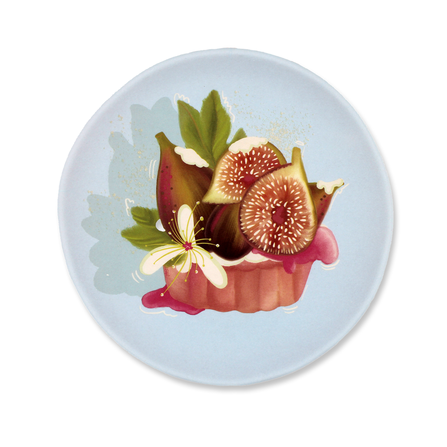 Patisserie Plate: Fig Dessert - Chrysler Museum Shop