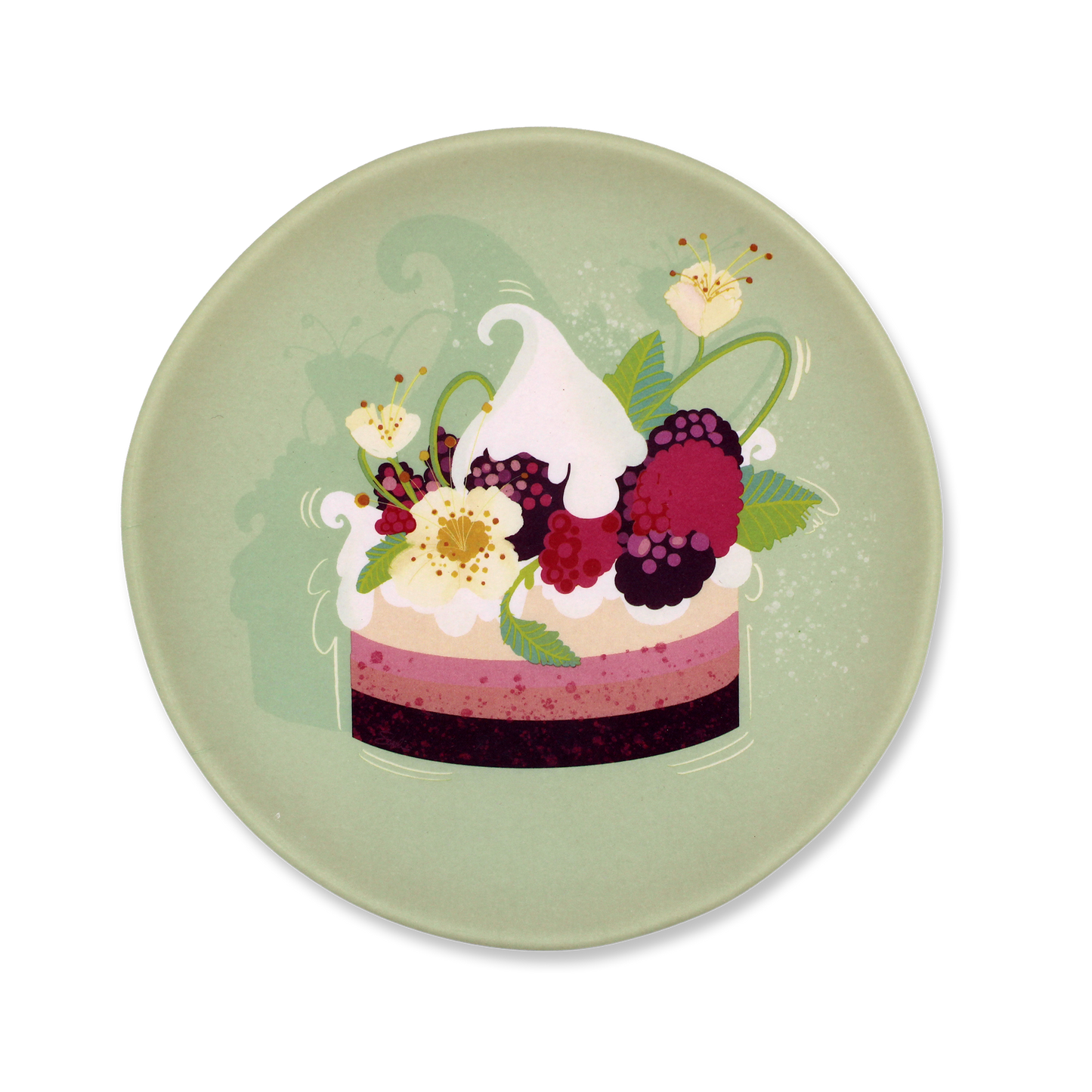 Patisserie Plate: Framboisier au Chocolat - Chrysler Museum Shop