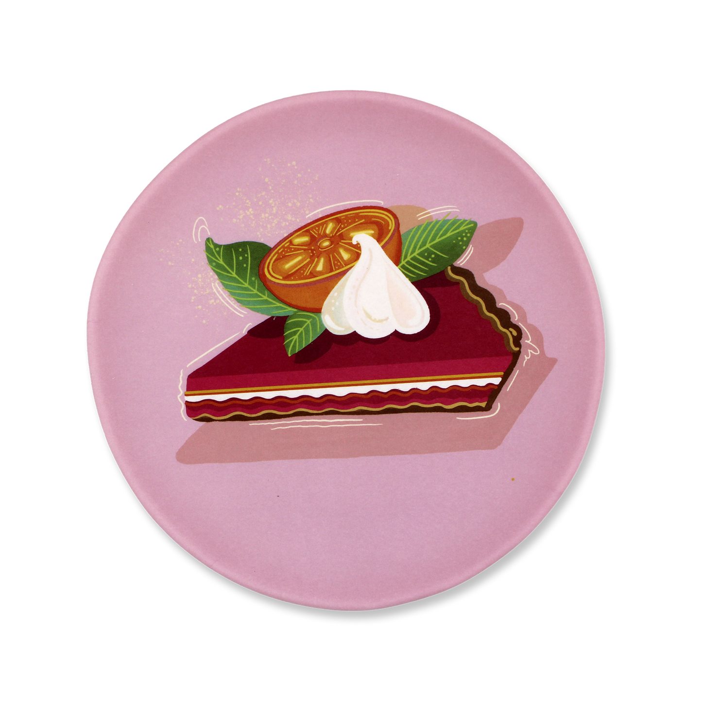 Patisserie Plate: Raspberry Tart - Chrysler Museum Shop