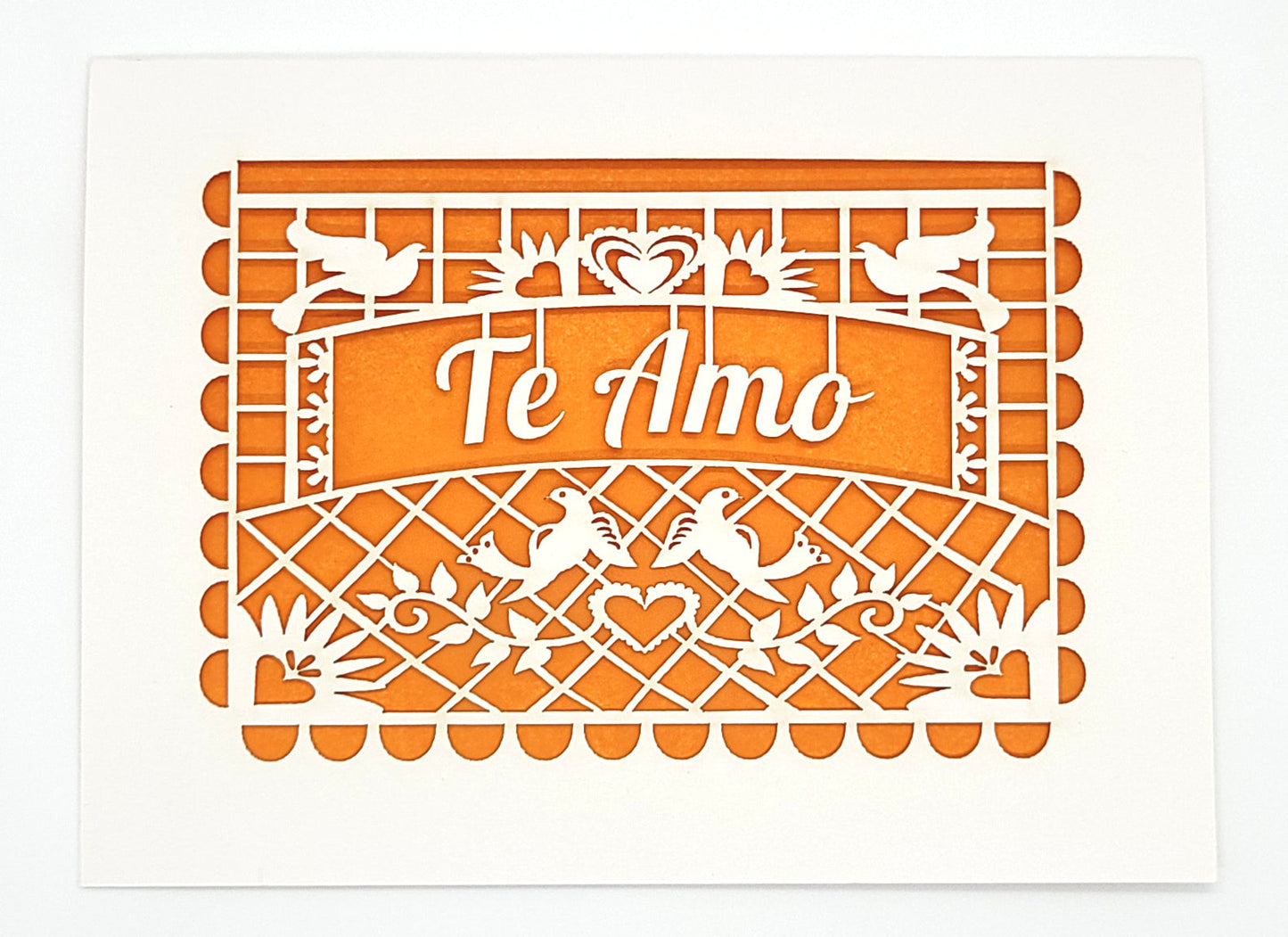 Papel Picado Greeting Card: Te Amo - Chrysler Museum Shop