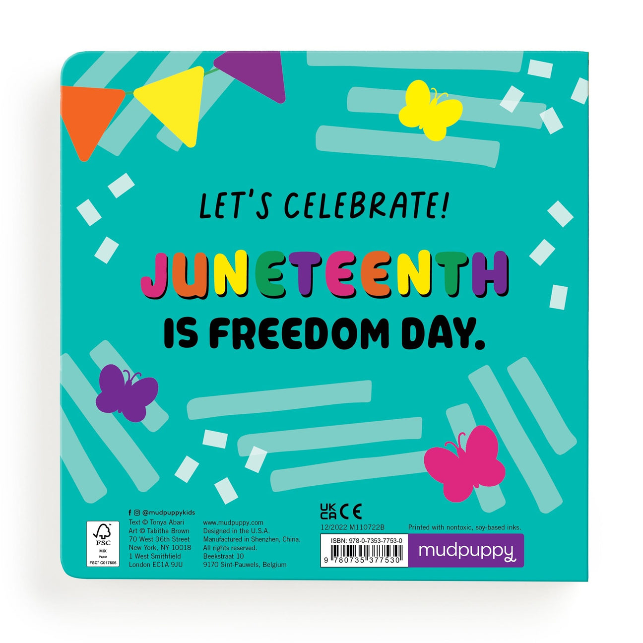 Let's Celebrate Juneteenth Board Book - Chrysler Museum Shop