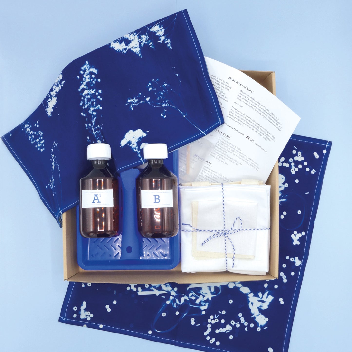 DIY Fabric Cyanotype Kit