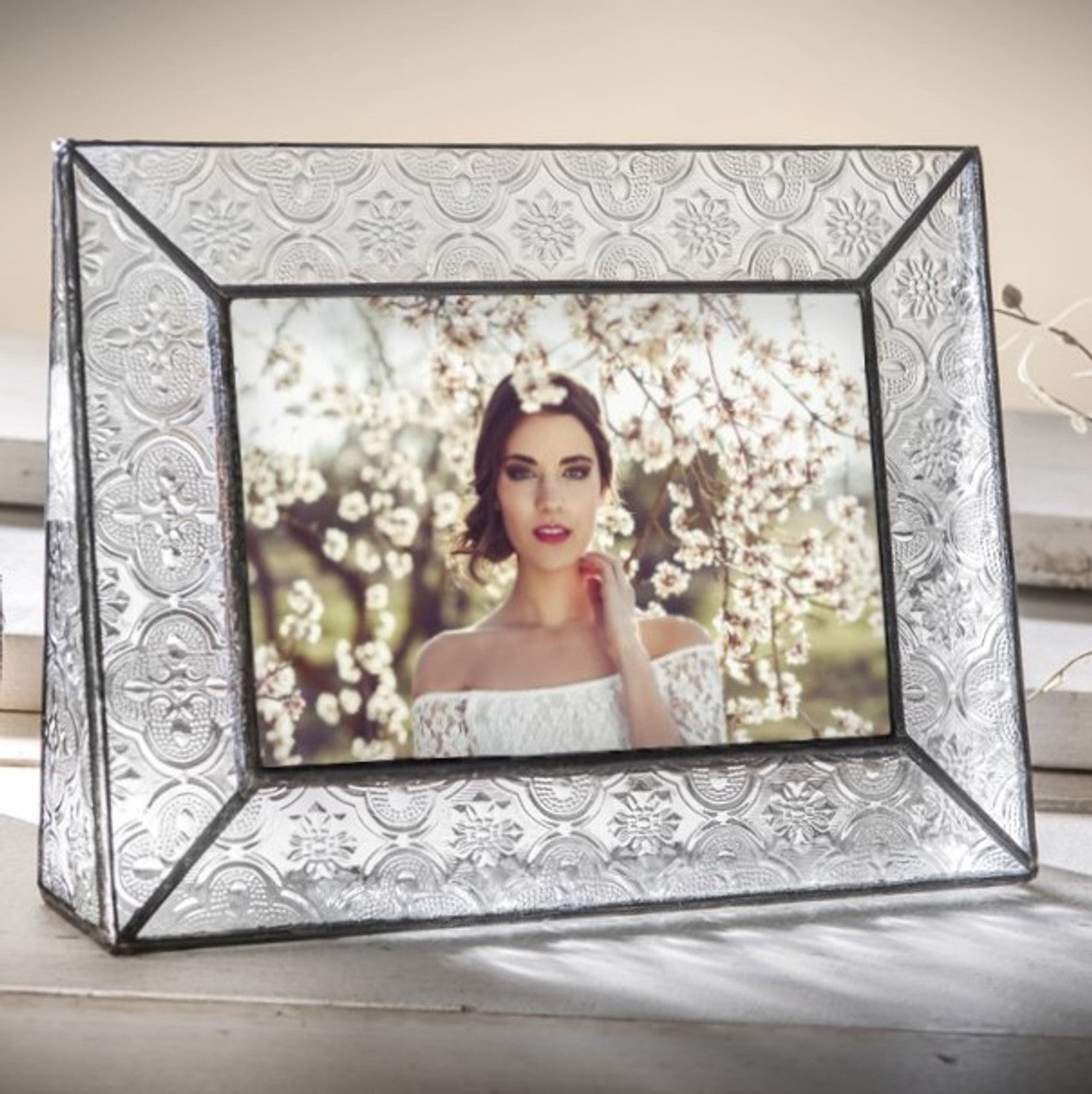 Leaded Glass Picture Frame (Vintage, 4 × 6 Horizontal) - Chrysler Museum Shop