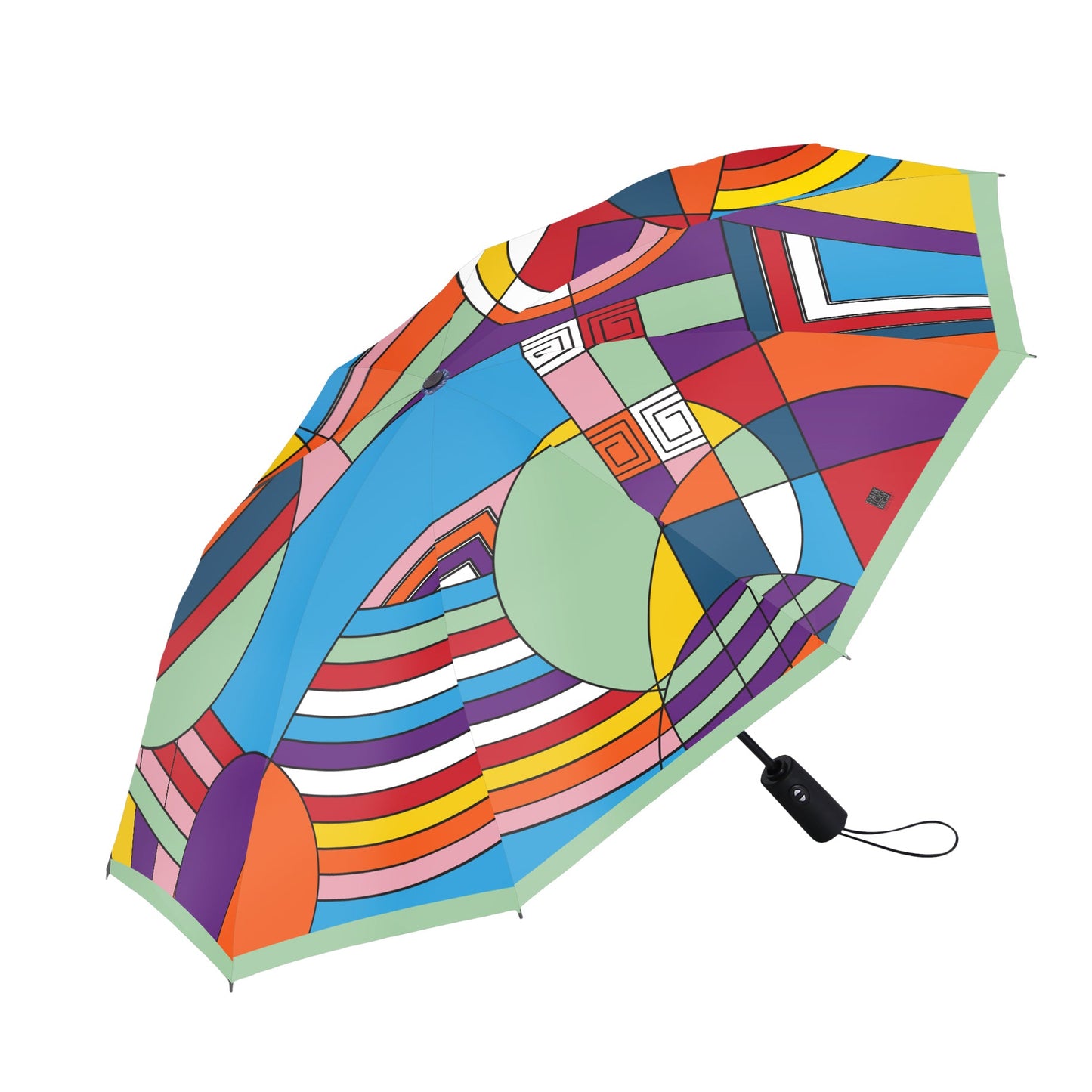 Travel Umbrella: Frank Lloyd Wright's Hoffman Rug - Chrysler Museum Shop