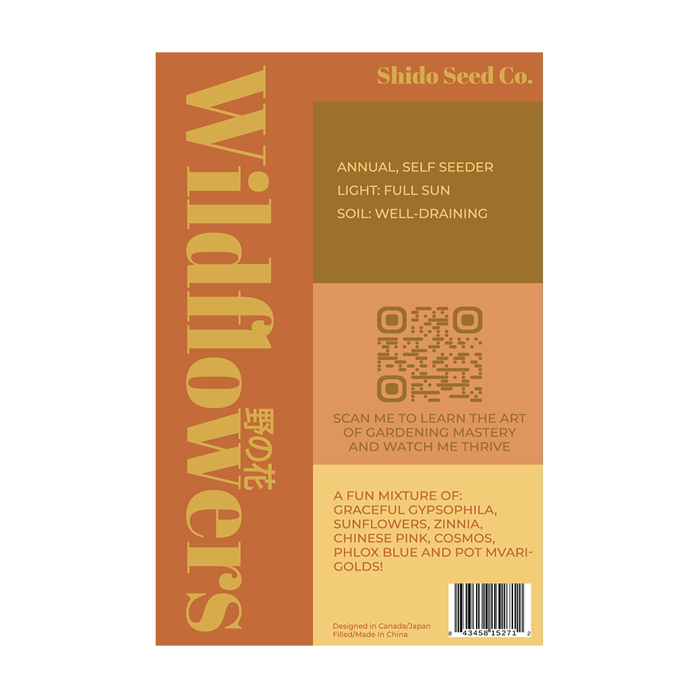 Wildflowers Flower Seeds Packet