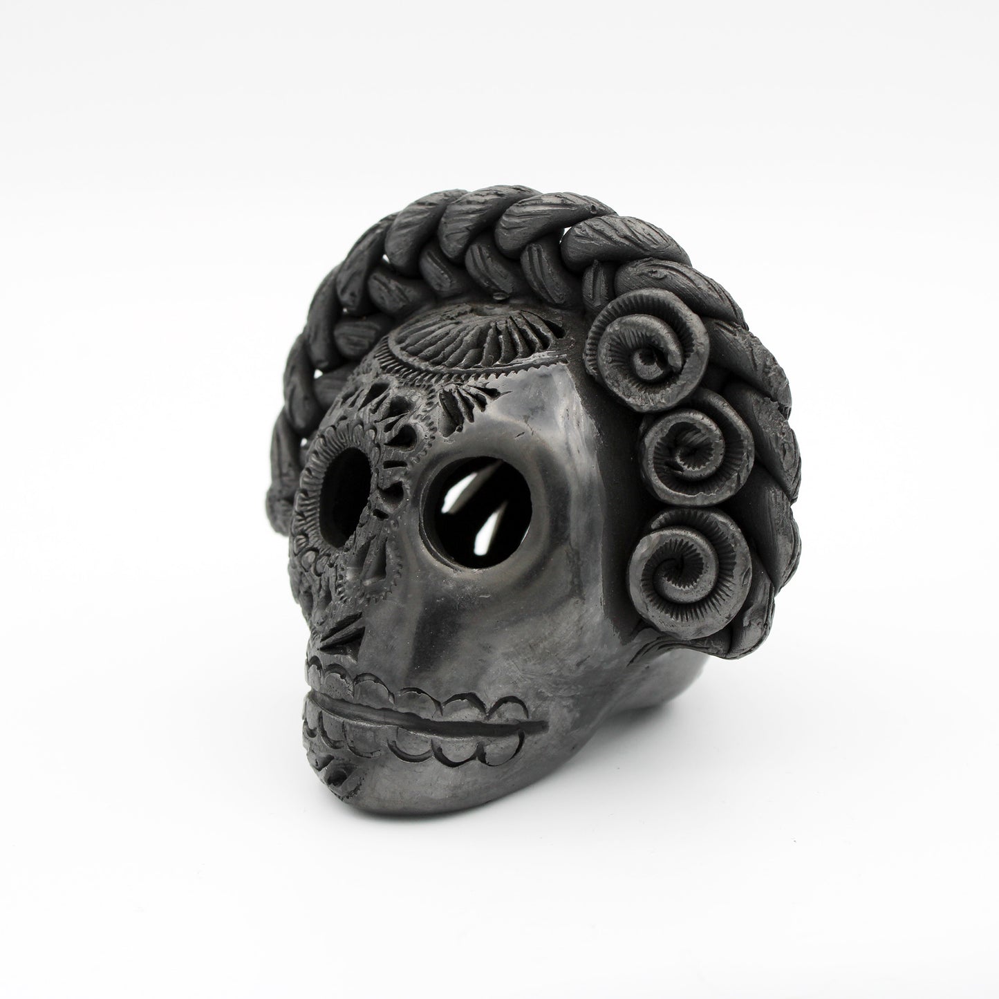 Black Clay Frida Skull (Small) - Chrysler Museum Shop