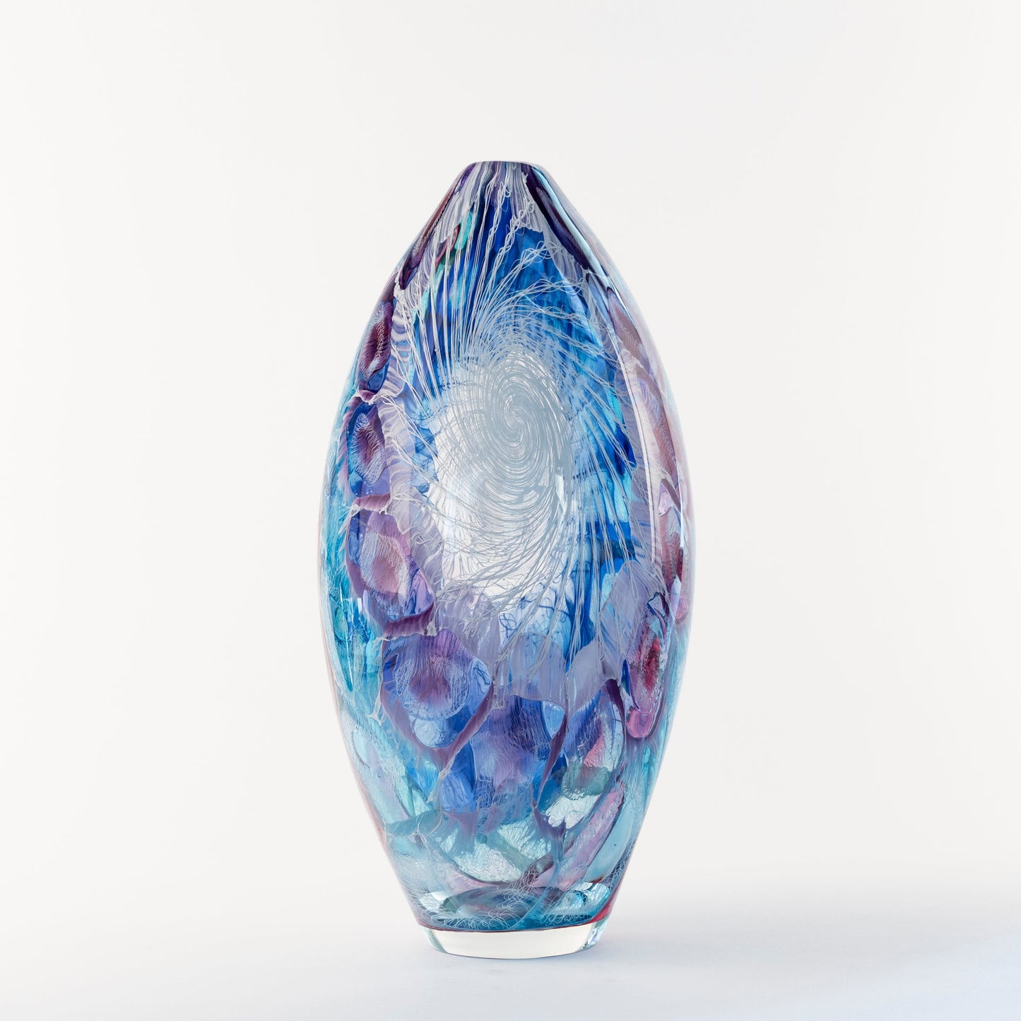 Glass Nexus Vase (Side B) by Danny Polk, Jr. - Chrysler Museum Shop