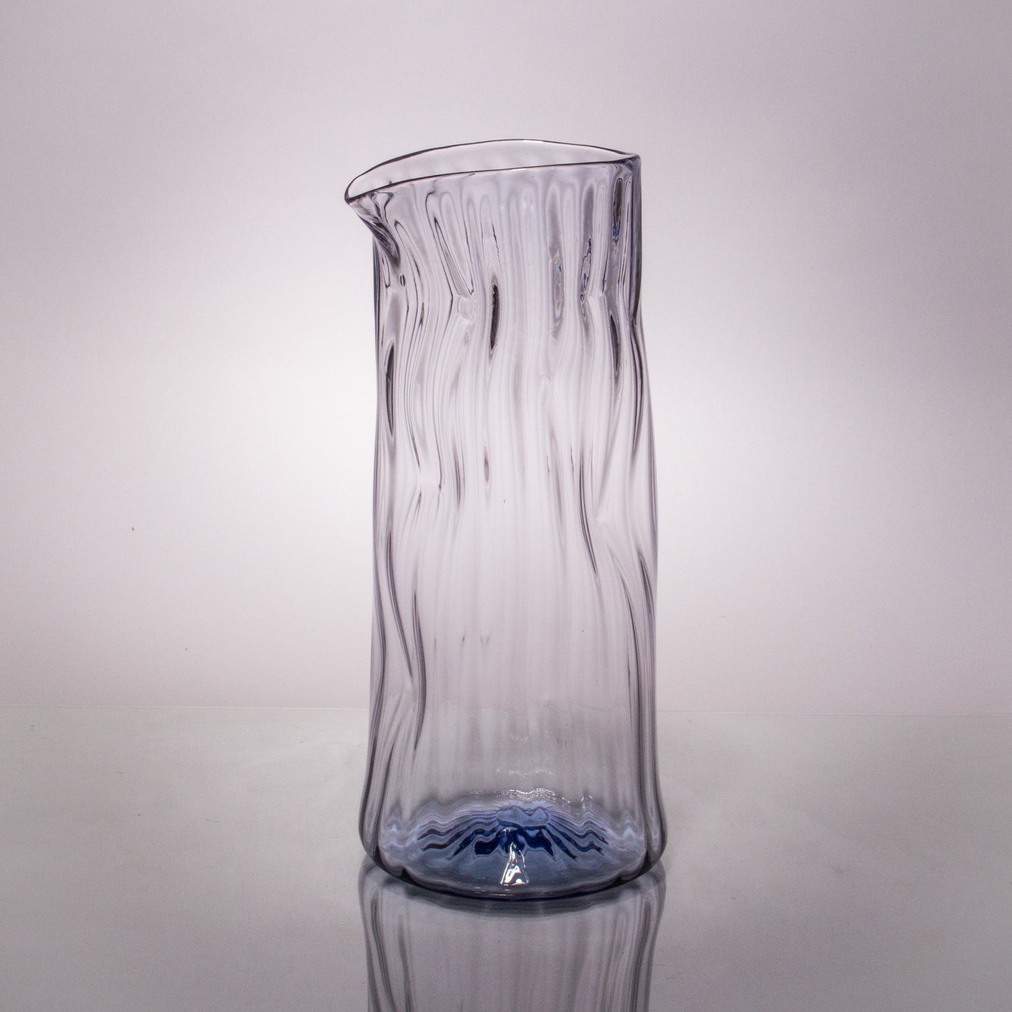 Wabi Sabi Glass Pitcher (Glacier Blue) by Andrew Iannazzi - Chrysler Museum Shop