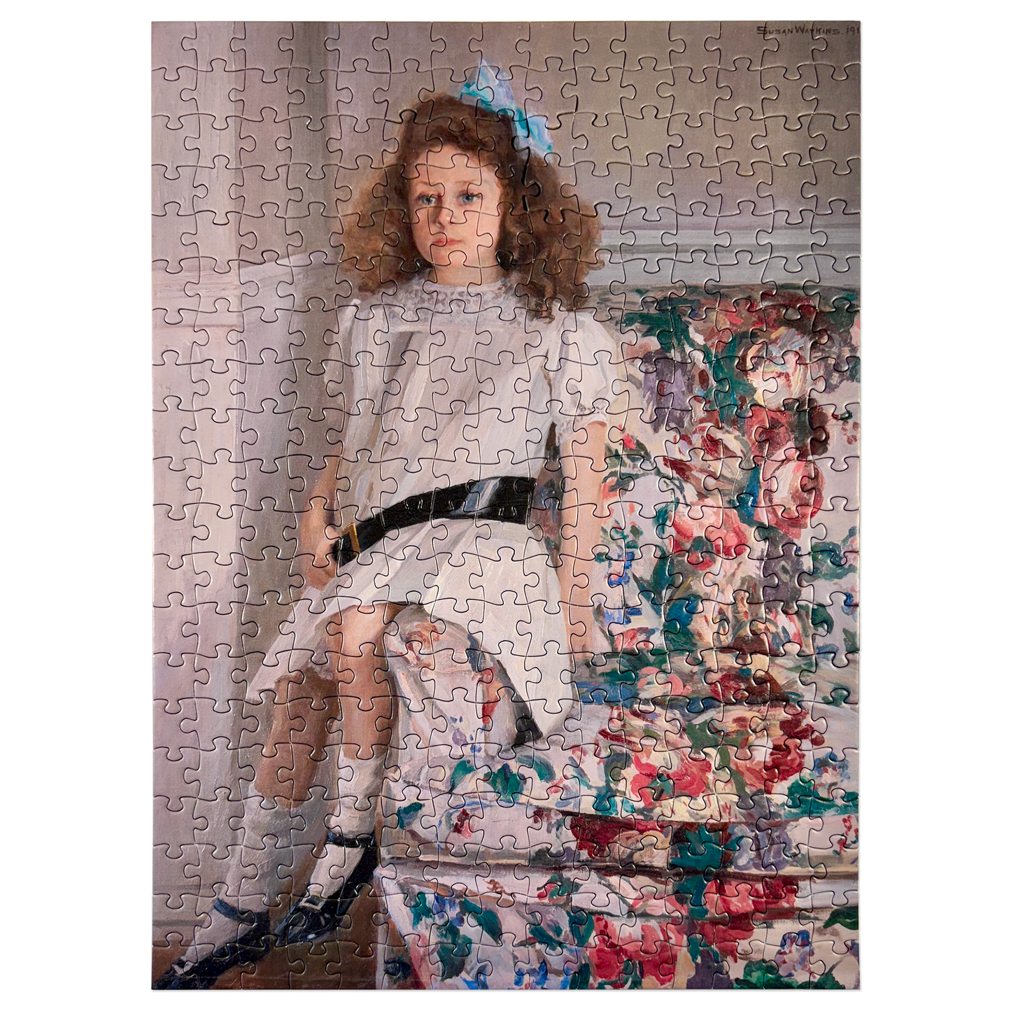 300-piece Jigsaw Puzzle: Susan Watkins' A Young Girl (Assembled) - Chrysler Museum Shop