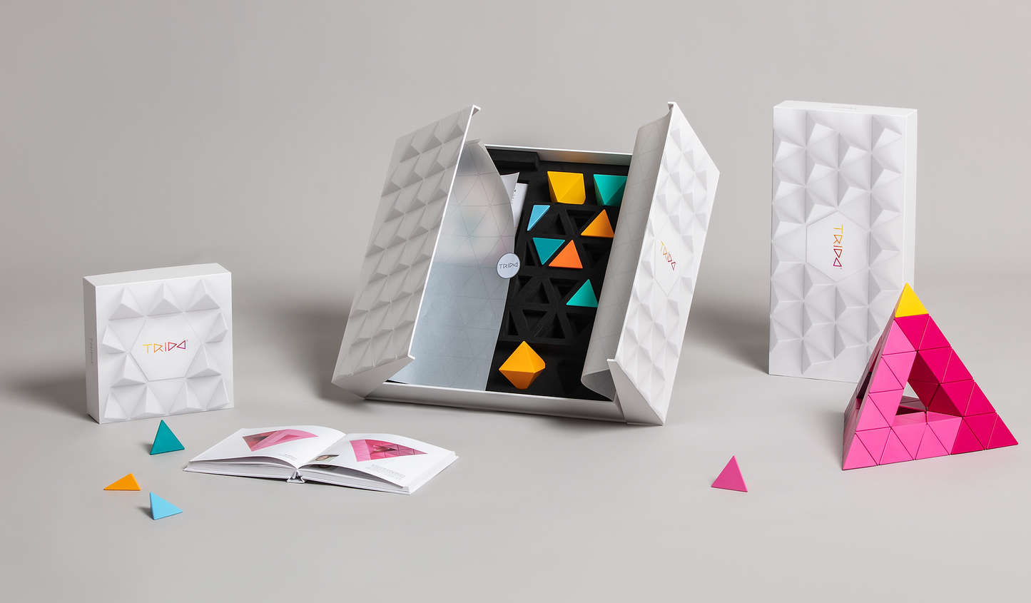 Trido Magnetic Art Sets (Small, Medium, and Large) Packaging - Chrysler Museum Shop